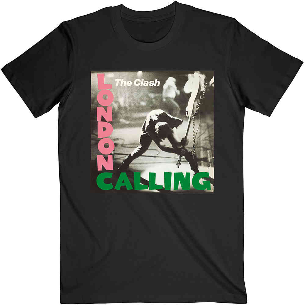 The Clash - London Calling Mens Tshirt - Black